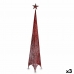 Árbol de Navidad Torre Rojo Metal Plástico 42 x 218 x 42 cm (3 Unidades)