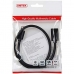 Cabo USB Unitek Y-C459GBK Macho/Fêmea Preto 2 m