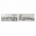 Painting DKD Home Decor Canvas 150 x 3,8 x 70 cm New York Loft (2 Units)