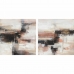 Pintura DKD Home Decor 90 x 2,4 x 90 cm Abstrato Moderno (2 Unidades)