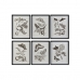 Obraz DKD Home Decor 50 x 2,5 x 65 cm Kvety Nowoczesny (6 Części)