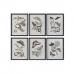 Πίνακας DKD Home Decor 50 x 2,5 x 65 cm Blomster Σύγχρονη (6 Τεμάχια)