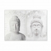 Maľba DKD Home Decor 82,5 x 4,5 x 122,5 cm Buddha Orientálny (2 kusov)