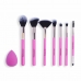 Sæt med Makeup Børster Revolution Make Up The Brush Edit Pink 8 Dele