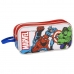 Pennenetui met 2 vakken The Avengers 22,5 x 8 x 10 cm Rood