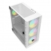 ATX Semi-toren doos Savio RAPTOR WHITE X1 Zwart Multicolour