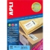 Etiketter Apli Hvid Papir 100 Ark 105 x 37 mm