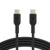 Cable USB-C a USB-C Belkin CAB003bt2MBK Negro 2 m