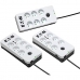 Power Socket - 6 Sockets with Switch Eaton PB6UF White (1,5 m)