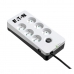 Regleta Enchufes 6 Tomas con Interruptor Eaton PB6F Blanco (1,5 m)