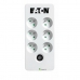 Power Socket - 6 Sockets with Switch Eaton PB6F White (1,5 m)