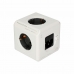 Adaptador de tomada universal de viagem Allocacoc PowerCube Branco