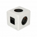 Adaptador de tomada universal de viagem Allocacoc PowerCube Branco