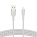 Cable USB a Lightning Belkin CAA010BT3MWH Blanco 3 m