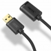 Kabel USB Unitek Y-C457GBK Kontakt Męski/Kontakt Żeński Czarny 1 m