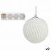 Lot de boules de Noël Blanc polystyrène (12 Unités)