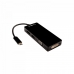 Hub USB V7 V7UC-DPHDVGADVI-BLK Preto