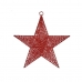 Adorno Natalício Estrela Vermelho Metal 30 x 32 x 0,5 cm (24 Unidades)