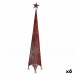 Kerstboom Toren Ster Rood Metaal Plastic 34 x 154 x 34 cm (6 Stuks)