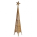 Sapin de Noël Tour Étoile Doré Métal Plastique 28 x 127 x 28 cm (6 Unités)