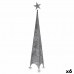 Christmas Tree Tower Star Silver Metal Plastic 34 x 154 x 34 cm (6 Units)