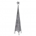 Árvore de Natal Torre Estrela Prateado Metal Plástico 34 x 154 x 34 cm (6 Unidades)