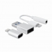 USB Kabelis CoolBox COO-CKIT-APPL Balts