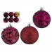 Conjunto de bolas de Natal Roxo PVC Ø 7 cm (12 Unidades)