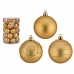 Conjunto de bolas de Natal Dourado PVC Ø 6 cm (4 Unidades)