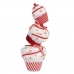 Decorative Figure Tower Cake White Red polystyrene 20 x 50 x 20 cm (2 Units)