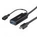 USB Hub LINDY 43344 Black