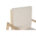 Siège Home ESPRIT Blanc Beige Naturel Coton 61 x 50 x 90 cm