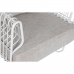 Poltrona Home ESPRIT Branco Metal 76 x 66 x 65 cm