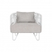 Poltrona Home ESPRIT Branco Metal 76 x 66 x 65 cm