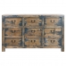 Chest of drawers Home ESPRIT Brown Black Wood 150 x 45 x 90 cm