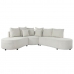 Sofa DKD Home Decor Balta Medžio Šiuolaikiškas 250 x 241 x 66 cm