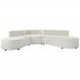 Divano DKD Home Decor Bianco Legno Moderno 250 x 241 x 66 cm