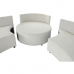 Divano DKD Home Decor Bianco Legno Moderno 250 x 241 x 66 cm