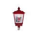 Postes de iluminação DKD Home Decor Branco Vermelho Metal 30 x 30 x 180 cm