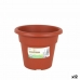 Vaso Dem Greentime Redonda Castanho Ø 16 x 13 cm (12 Unidades)