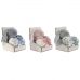 Geschenkset voor baby's Home ESPRIT Blauw Groen Roze Polyester (3 Stuks)