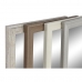 Miroir mural Home ESPRIT Blanc Marron Beige Gris Verre polystyrène 36 x 2 x 125 cm (4 Unités)