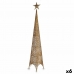 Árbol de Navidad Estrella Torre Dorado Metal Plástico 34 x 154 x 34 cm (6 Unidades)