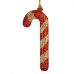 Kerst Decoratie Set Stok 8 Onderdelen Rood Gouden Plastic 6,5 x 1 cm (24 Stuks)