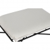 Fotpall Home ESPRIT Vit Svart Metall Urban 75 x 50 x 45 cm