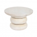 Table d'appoint Home ESPRIT Blanc Bois de manguier Bois MDF 50 x 50 x 33 cm