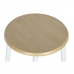 Conjunto de mesa com 2 cadeiras DKD Home Decor Metal Madeira MDF 80 x 50 x 84 cm