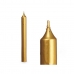 Sada sviečok Zlatá 2 x 2 x 20 cm (12 kusov)