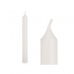 Set di Candele Bianco 2 x 2 x 15 cm (12 Unità)