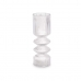 Vaas Strepen Transparant Kristal 8 x 23 x 8 cm (8 Stuks)